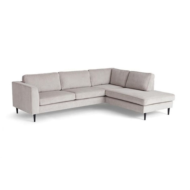Houston sofa med open end TH - Off White fløjl - Stærk pris